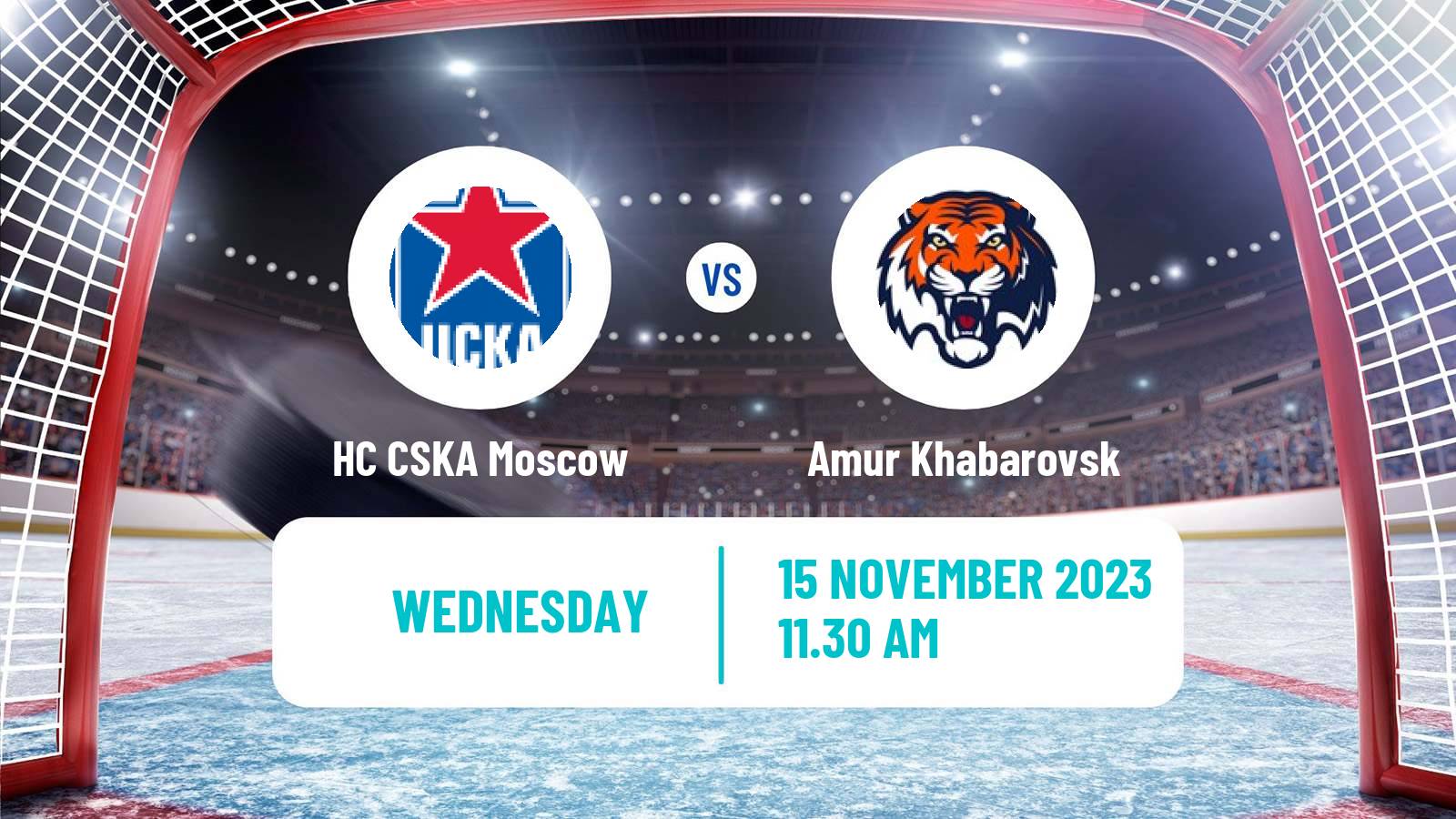 Hockey KHL HC CSKA Moscow - Amur Khabarovsk