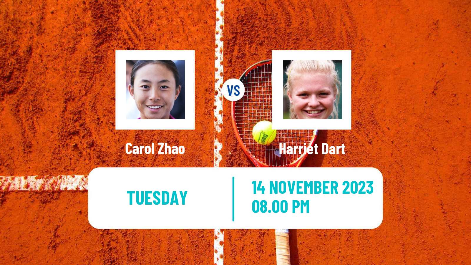 Tennis ITF W100 Takasaki Women Carol Zhao - Harriet Dart