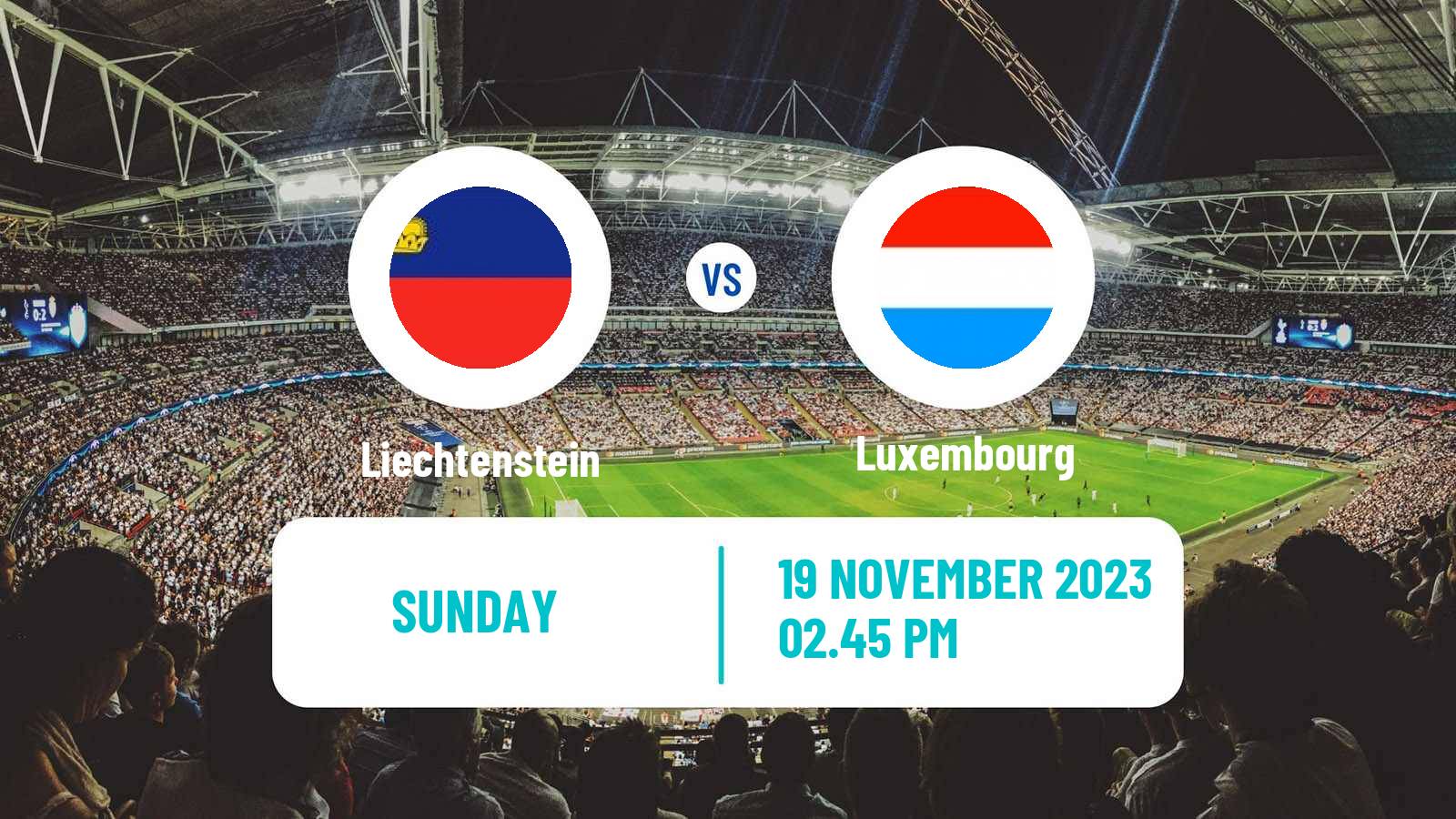Soccer UEFA Euro Liechtenstein - Luxembourg