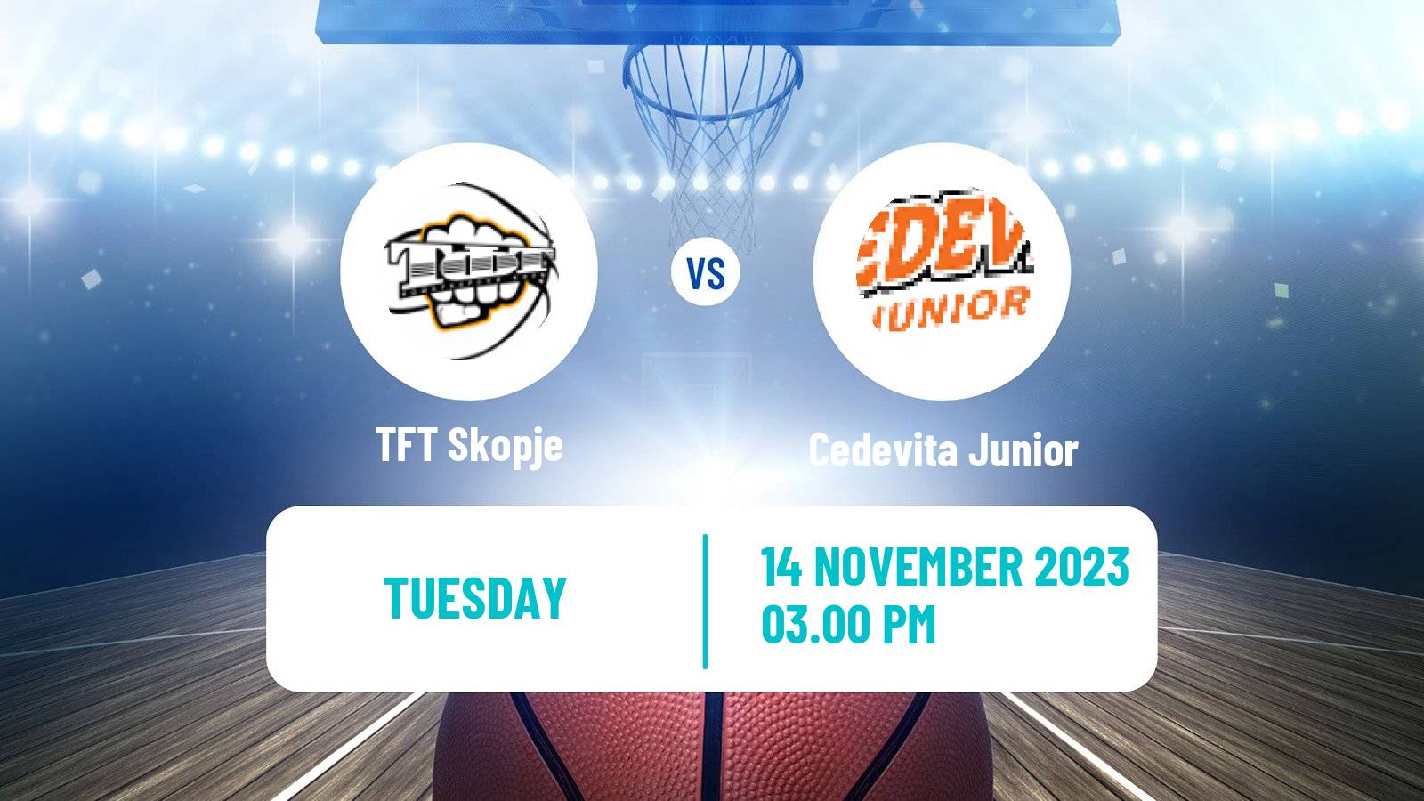 Basketball Adriatic League 2 TFT Skopje - Cedevita Junior