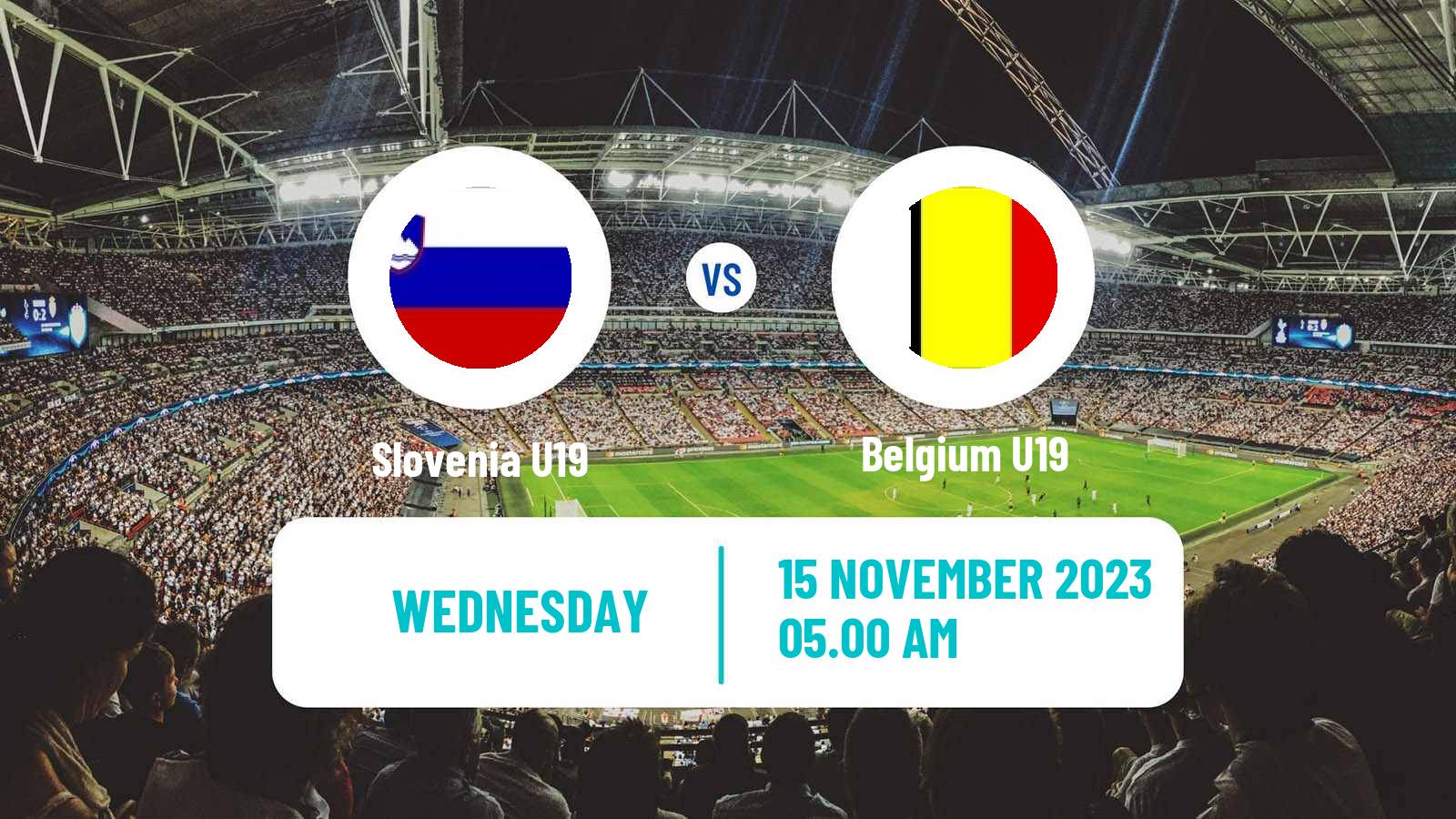 Soccer UEFA Euro U19 Slovenia U19 - Belgium U19