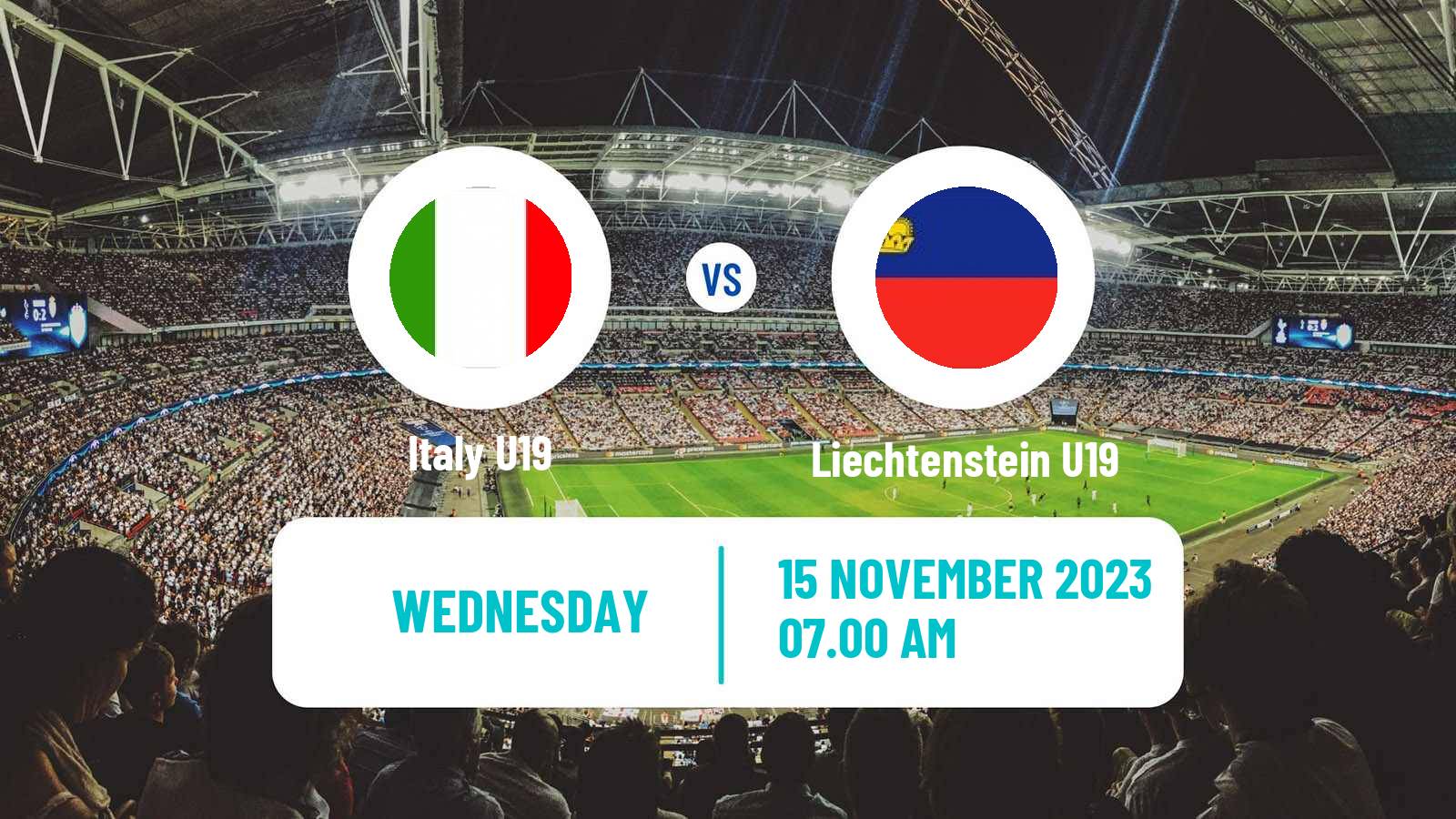 Soccer UEFA Euro U19 Italy U19 - Liechtenstein U19