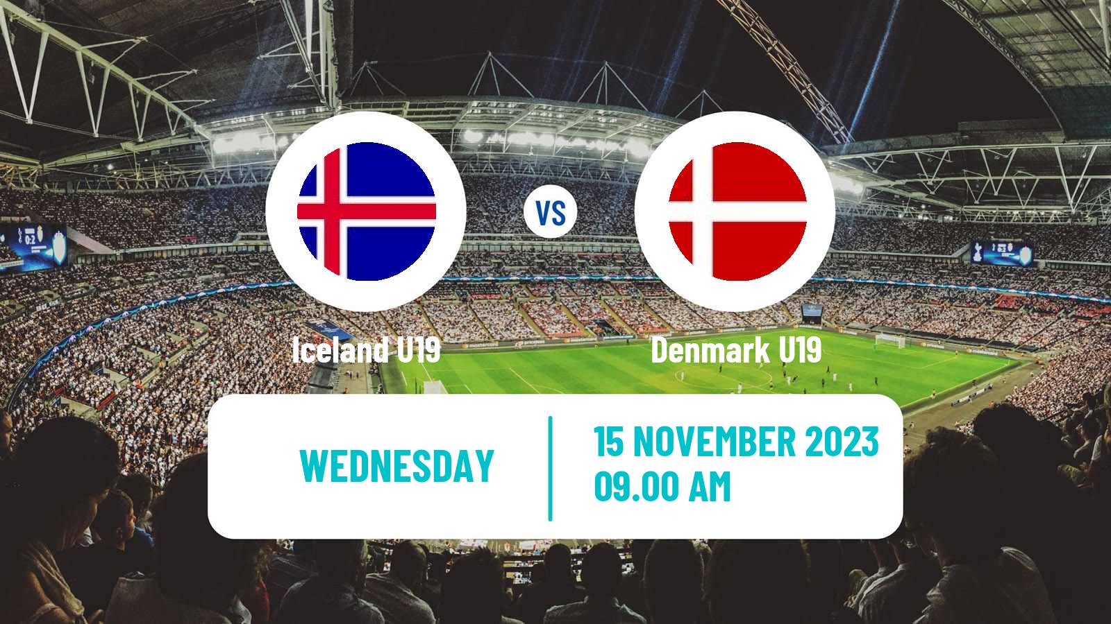 Soccer UEFA Euro U19 Iceland U19 - Denmark U19