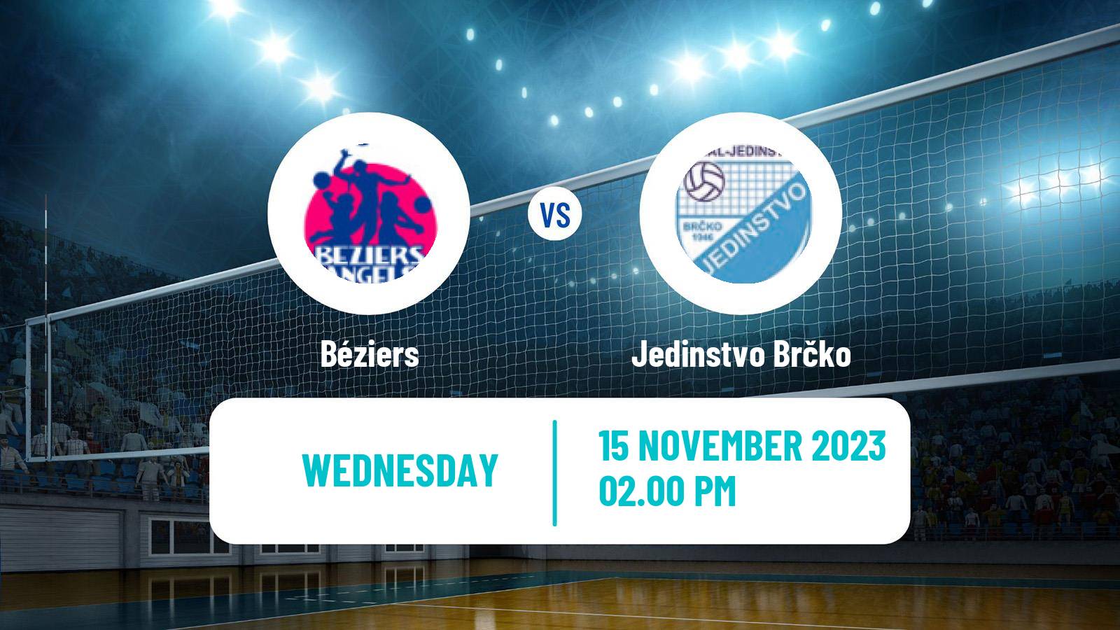 Volleyball CEV Cup Women Béziers - Jedinstvo Brčko