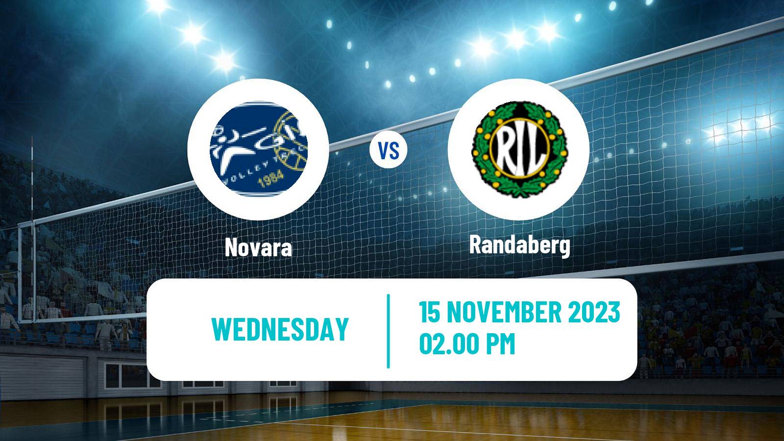 Volleyball CEV Challenge Cup Women Novara - Randaberg