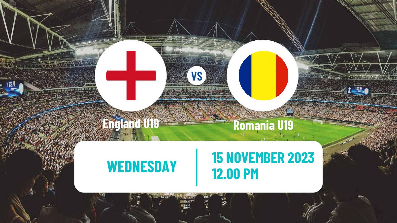 Soccer Friendly England U19 - Romania U19