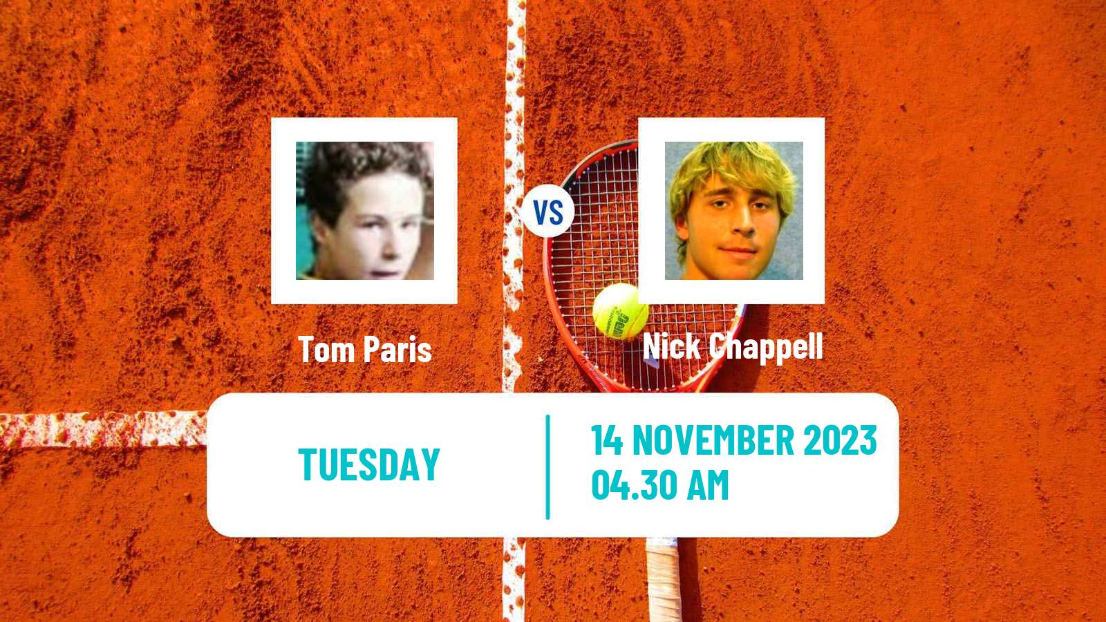 Tennis ITF M25 Monastir 12 Men 2023 Tom Paris - Nick Chappell