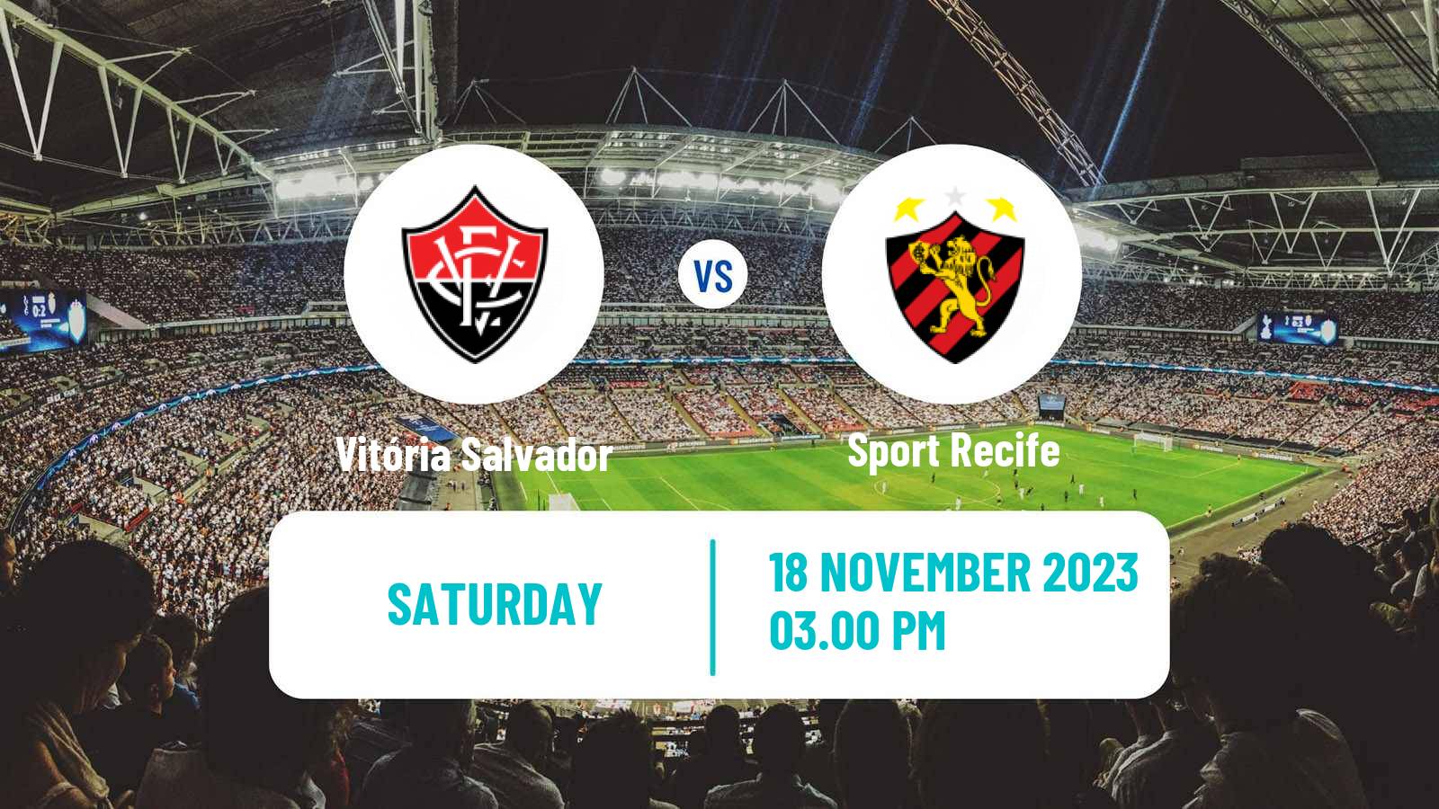 Soccer Brazilian Serie B Vitória Salvador - Sport Recife