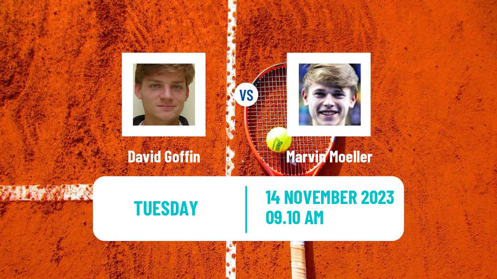 Tennis Danderyd Challenger Men 2023 David Goffin - Marvin Moeller