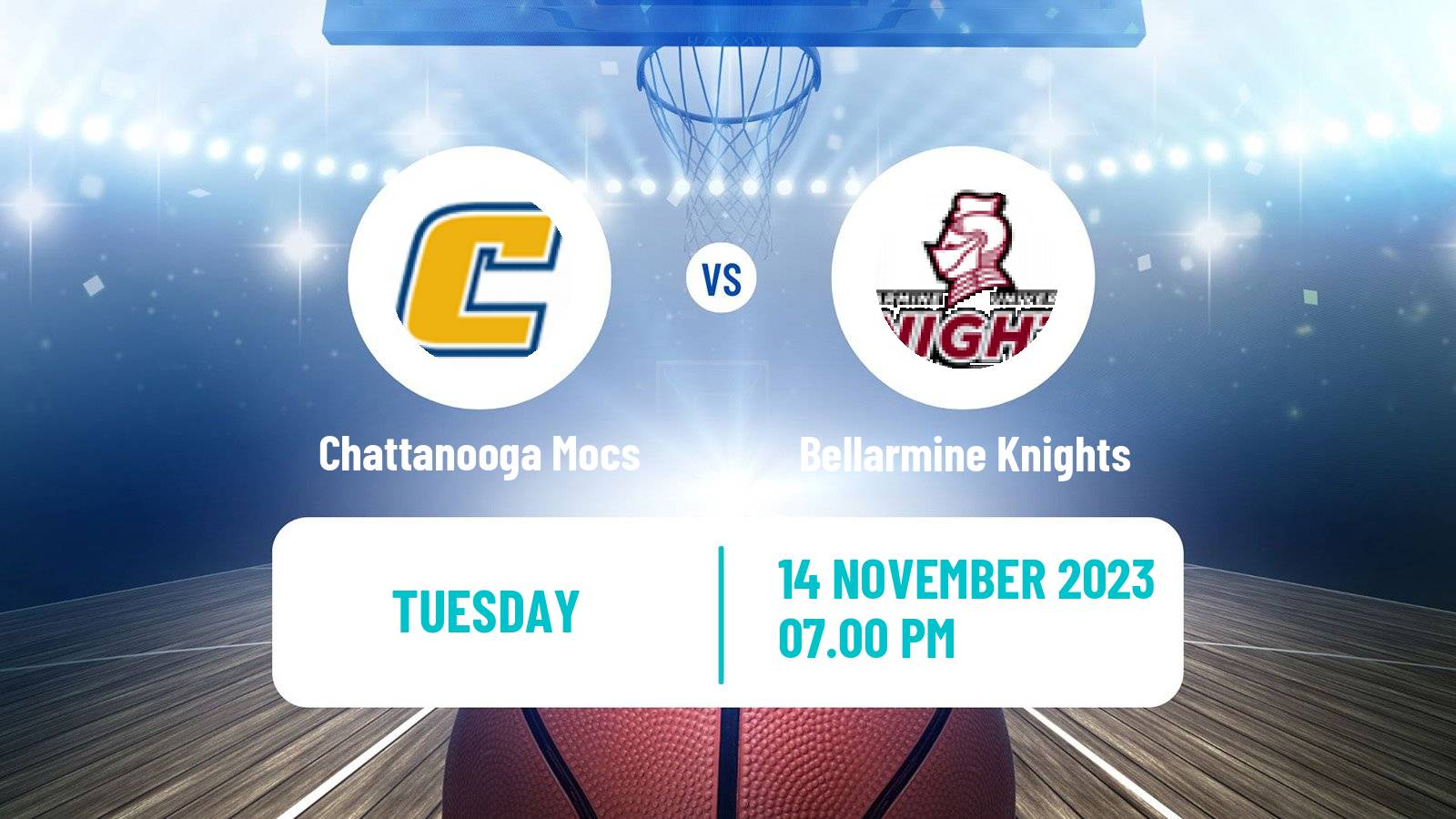 Basketball NCAA College Basketball Chattanooga Mocs - Bellarmine Knights