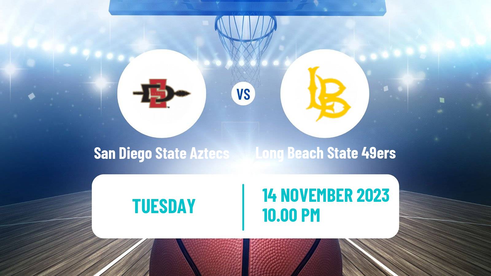 Basketball NCAA College Basketball San Diego State Aztecs - Long Beach State 49ers