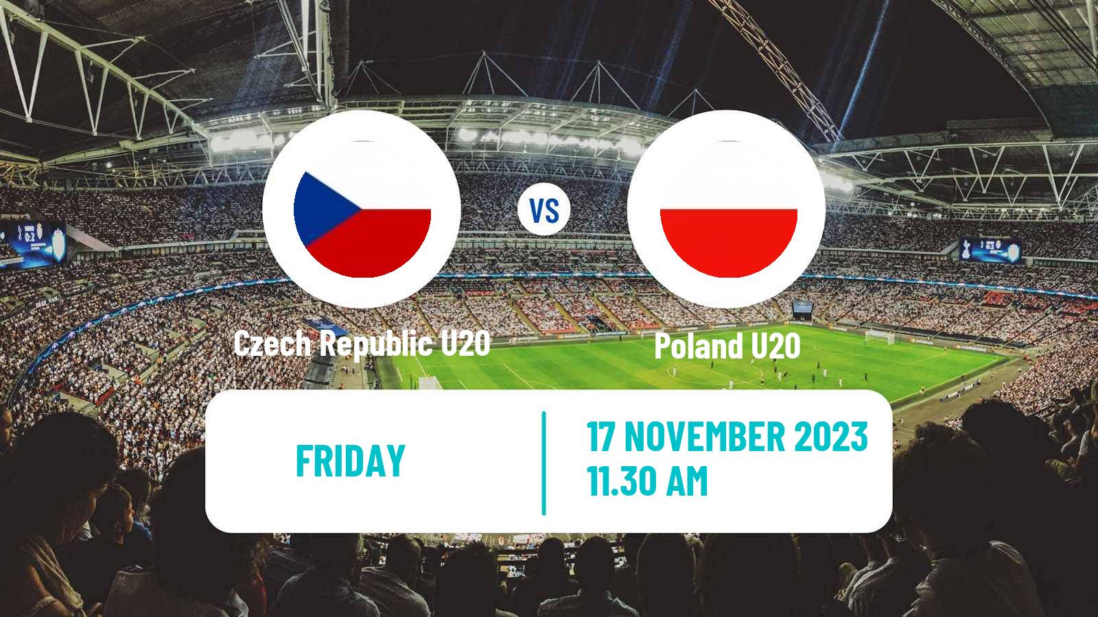 Soccer Elite League U20 Czech Republic U20 - Poland U20