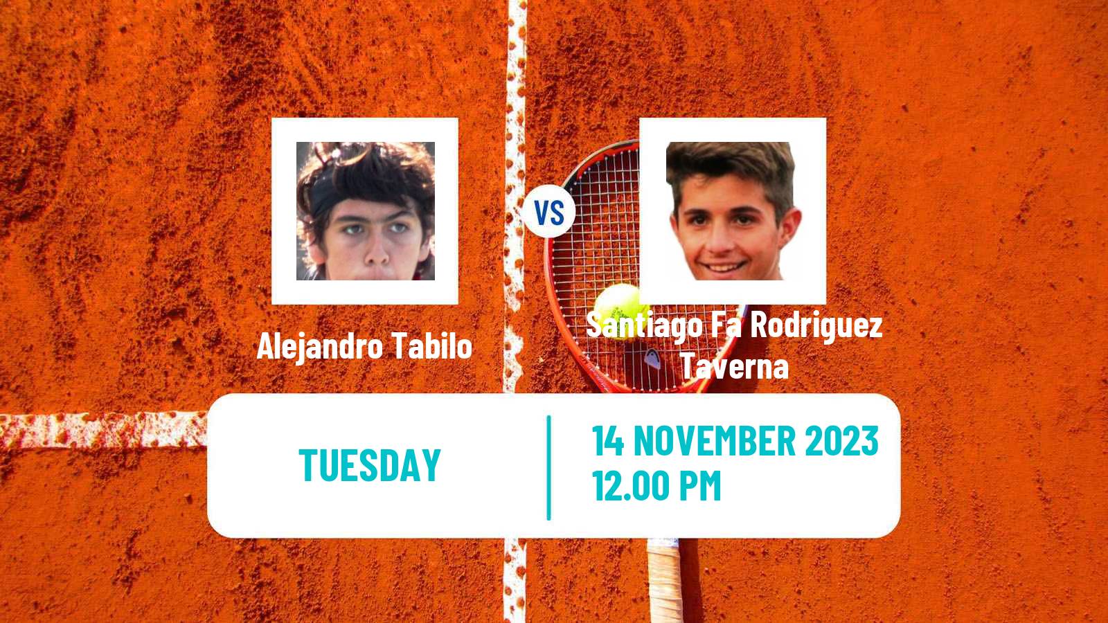 Tennis Montevideo Challenger Men Alejandro Tabilo - Santiago Fa Rodriguez Taverna