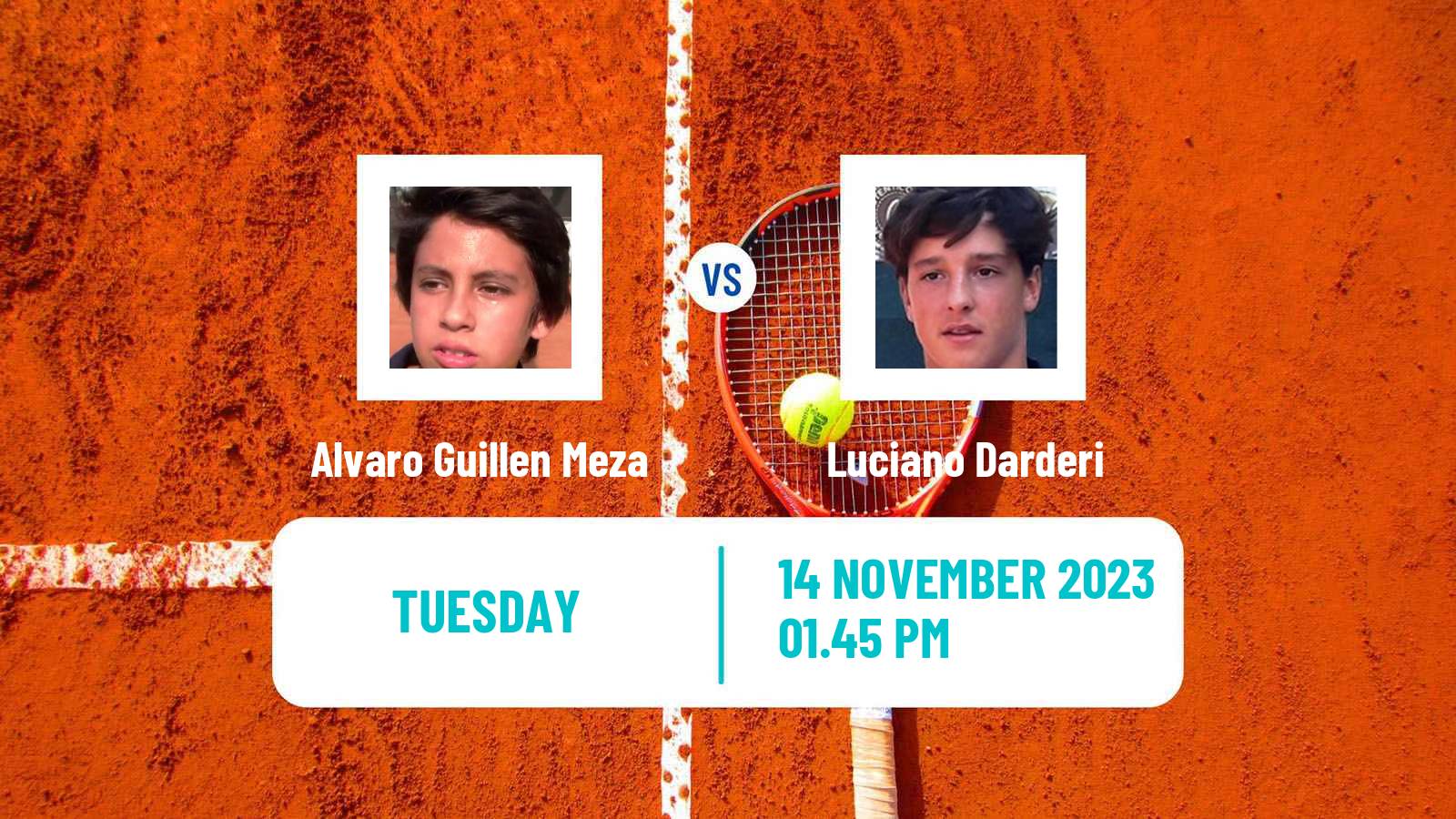 Tennis Montevideo Challenger Men Alvaro Guillen Meza - Luciano Darderi
