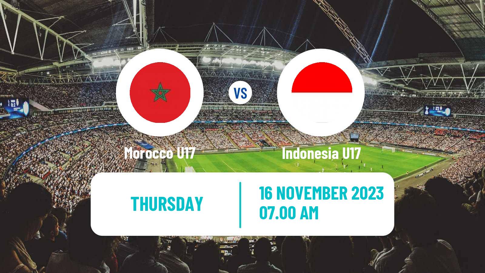 Soccer FIFA World Cup U17 Morocco U17 - Indonesia U17