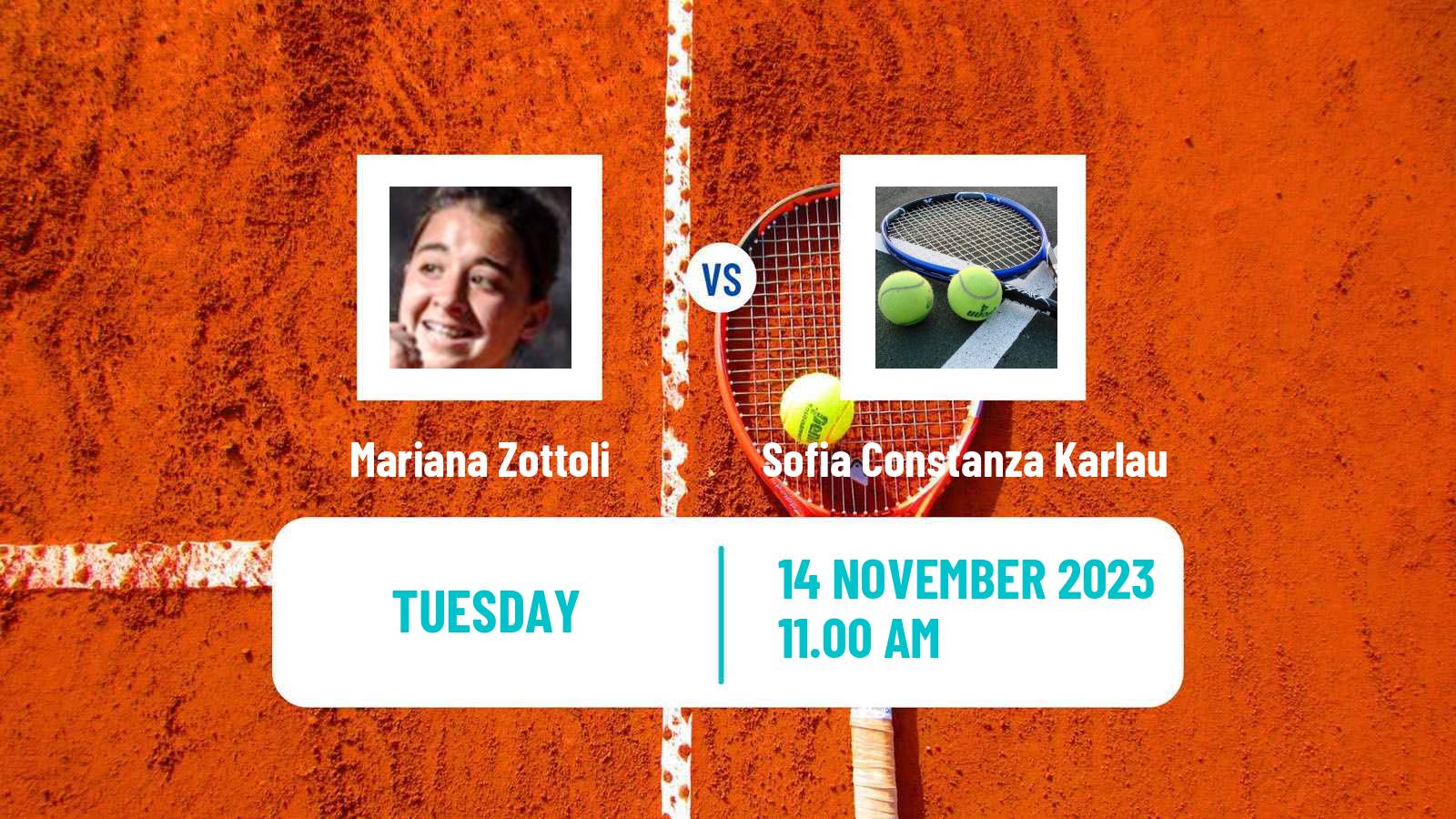 Tennis ITF W15 Buenos Aires 2 Women Mariana Zottoli - Sofia Constanza Karlau