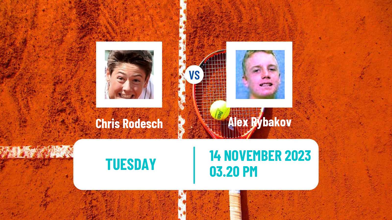 Tennis Champaign Challenger Men Chris Rodesch - Alex Rybakov