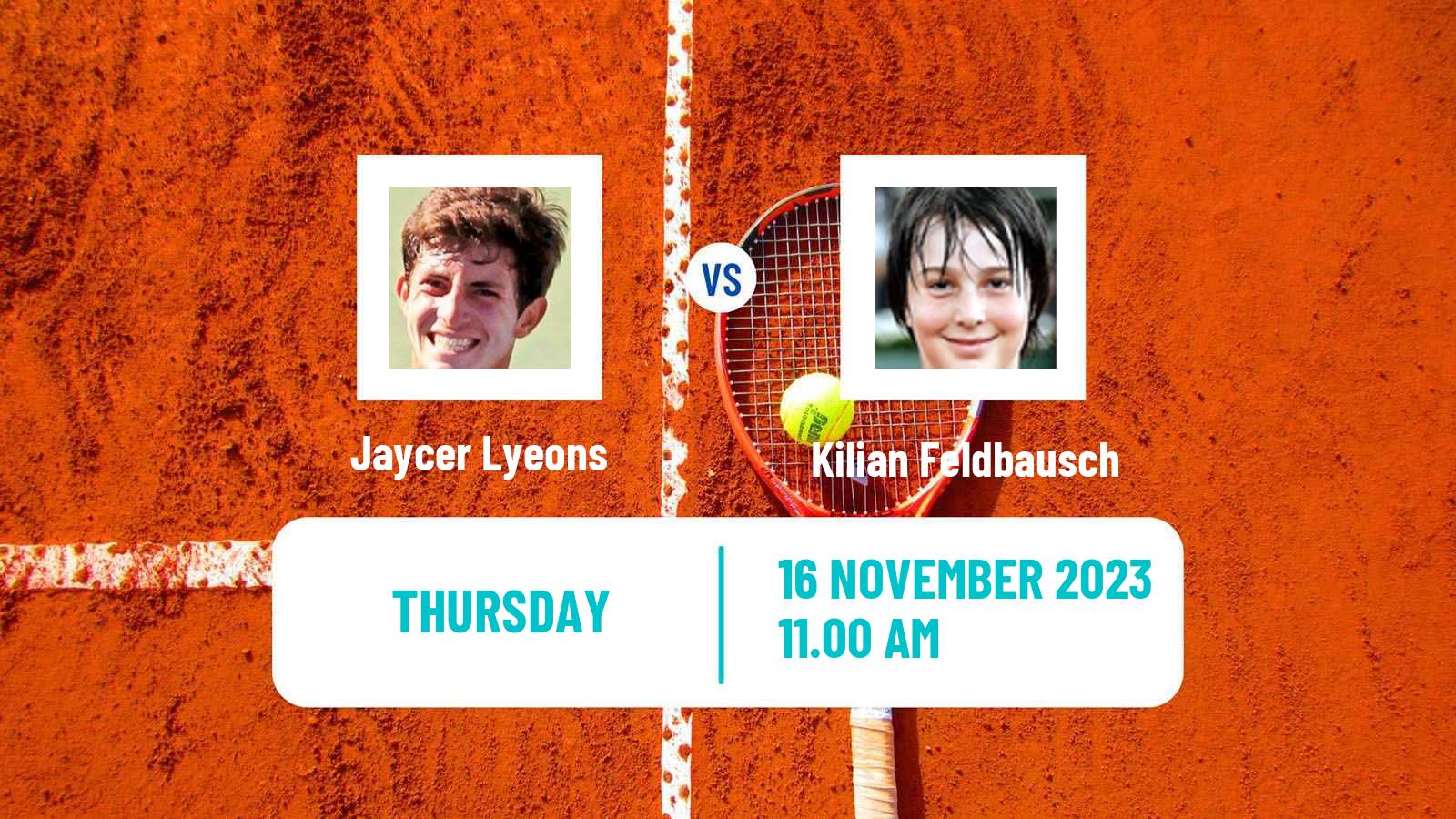 Tennis ITF M15 Boca Raton Fl Men Jaycer Lyeons - Kilian Feldbausch