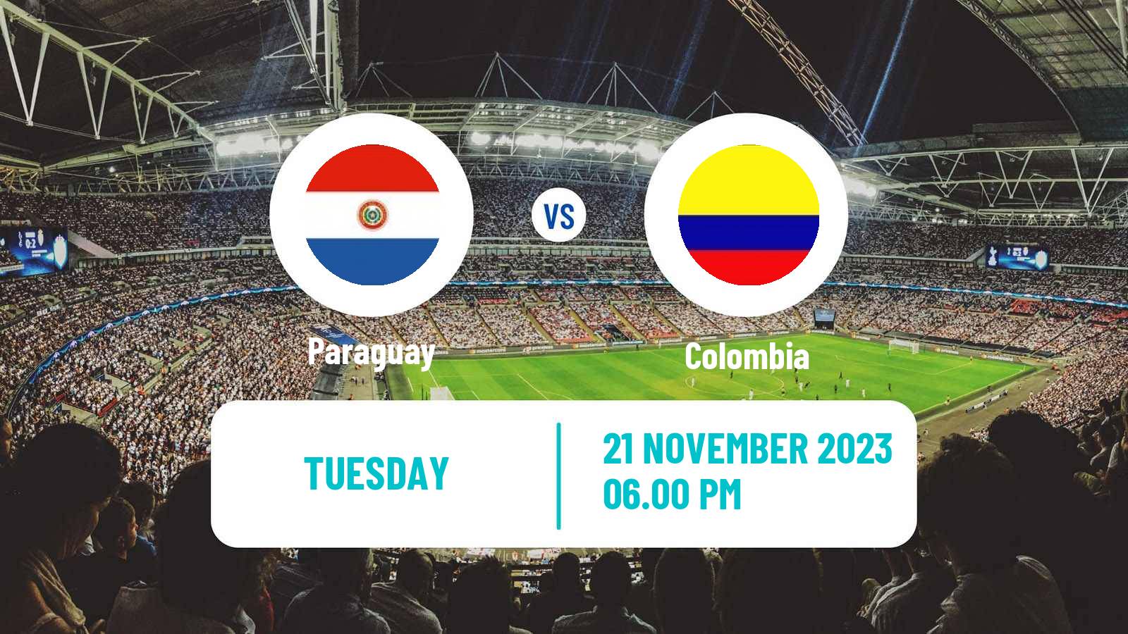 Soccer FIFA World Cup Paraguay - Colombia