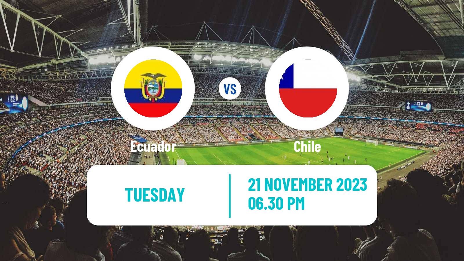 Soccer FIFA World Cup Ecuador - Chile