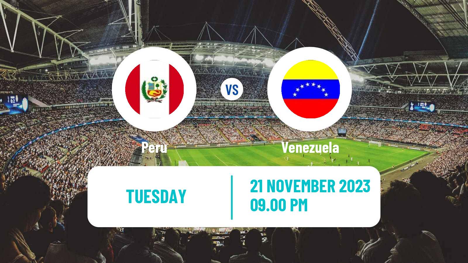 Soccer FIFA World Cup Peru - Venezuela