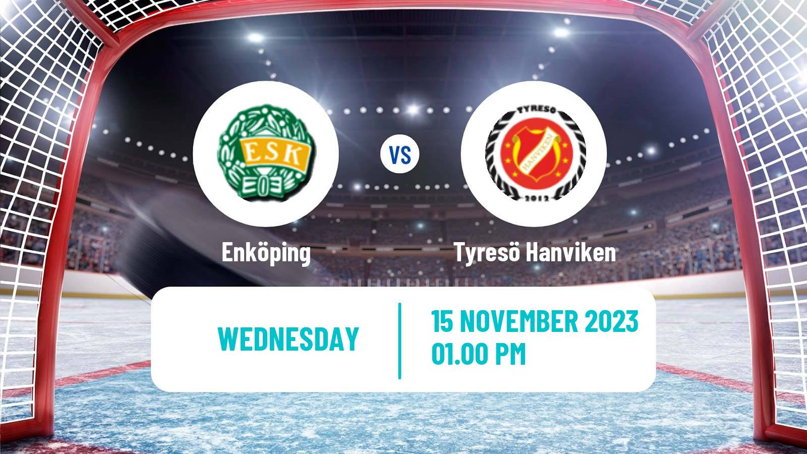 Hockey Swedish HockeyEttan Ostra Enköping - Tyresö Hanviken