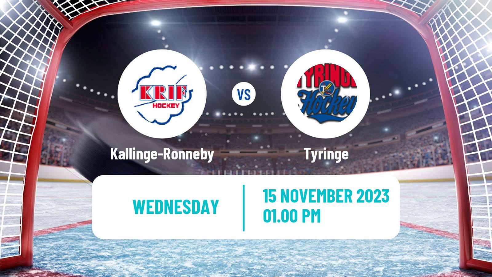 Hockey Swedish HockeyEttan Sodra Kallinge-Ronneby - Tyringe