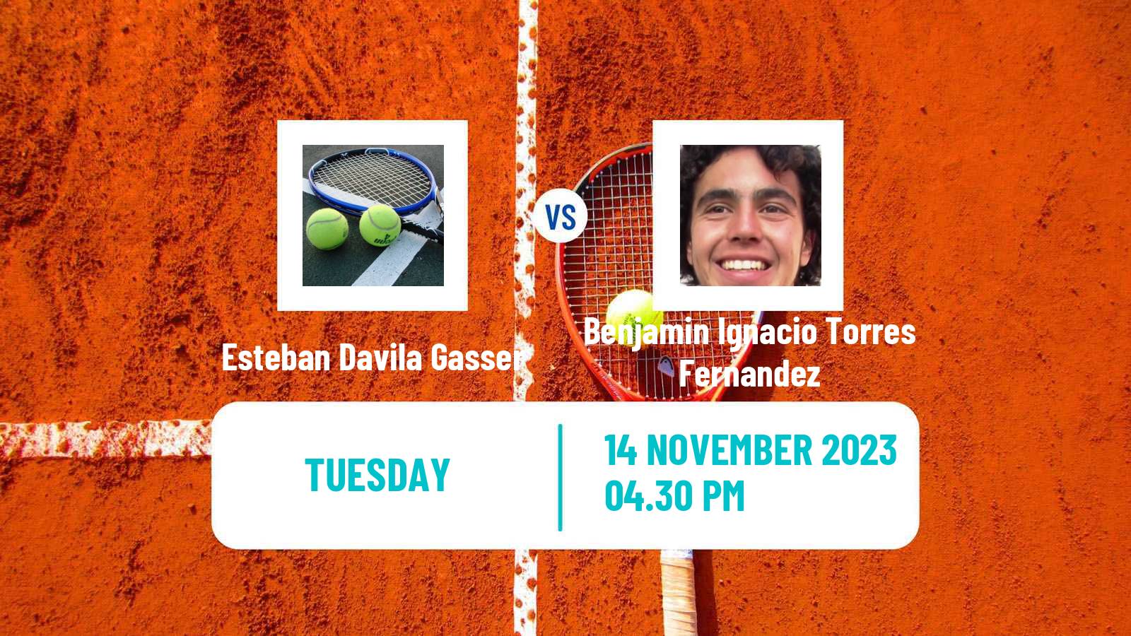 Tennis ITF M15 Cochabamba Men Esteban Davila Gasser - Benjamin Ignacio Torres Fernandez