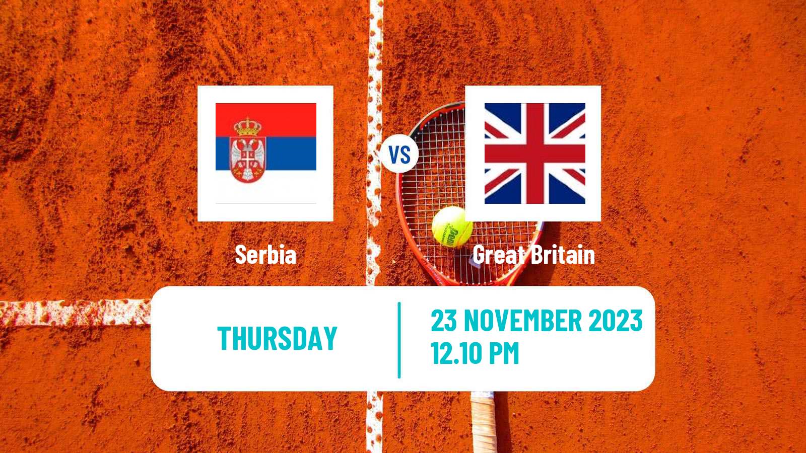 Tennis Davis Cup - World Group Teams Serbia - Great Britain
