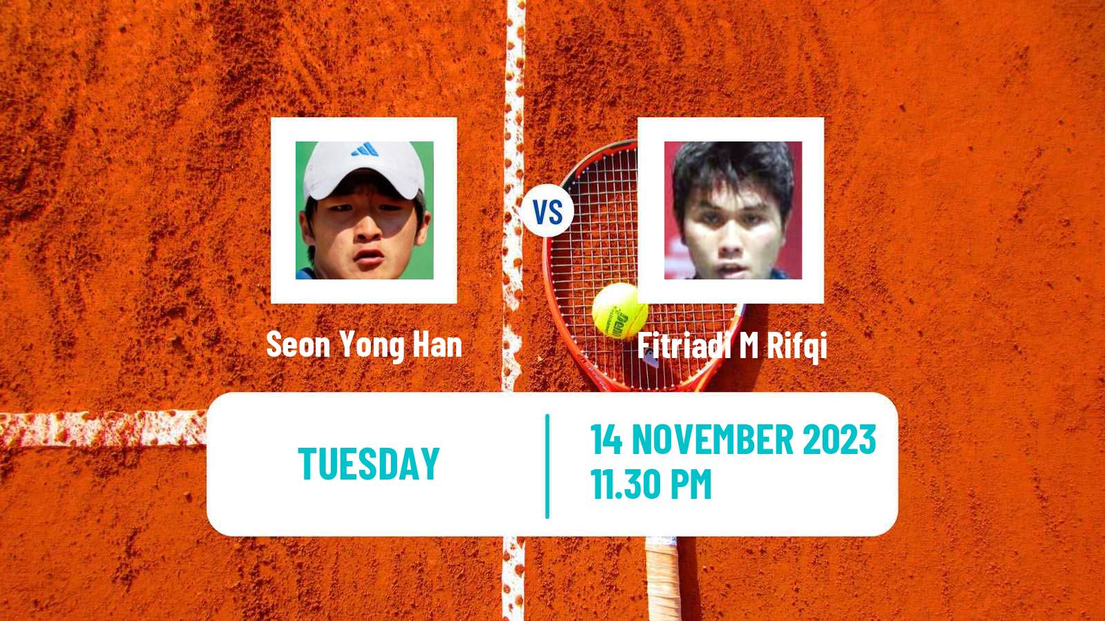 Tennis ITF M25 Hua Hin Men Seon Yong Han - M Rifqi Fitriadi