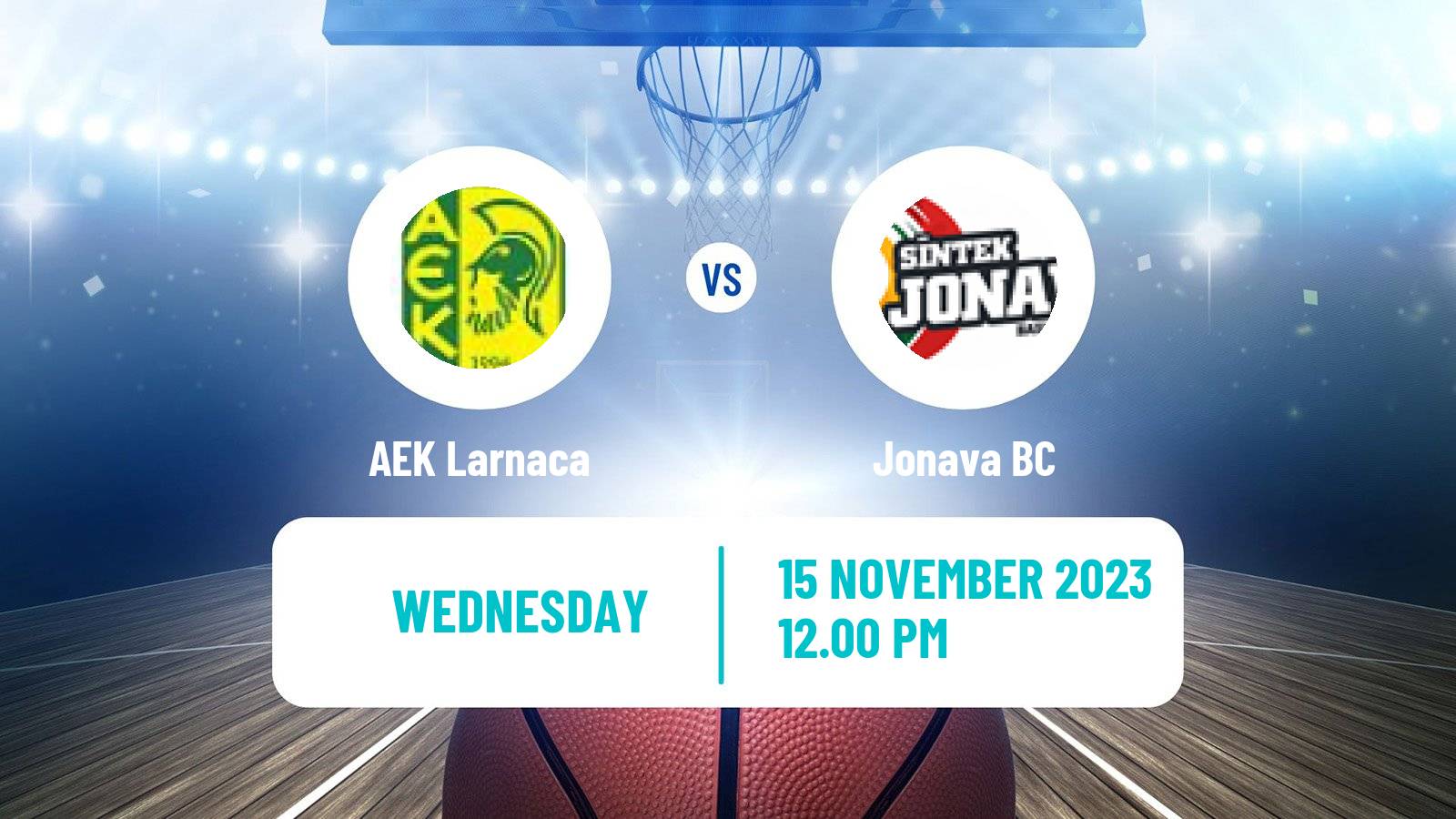 Basketball FIBA Europe Cup AEK Larnaca - Jonava