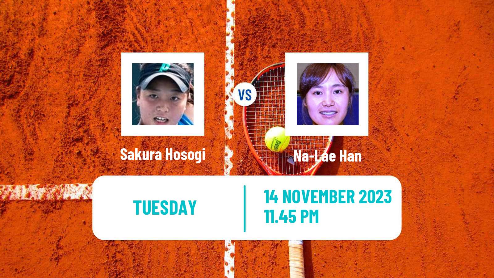 Tennis ITF W100 Takasaki Women Sakura Hosogi - Na-Lae Han