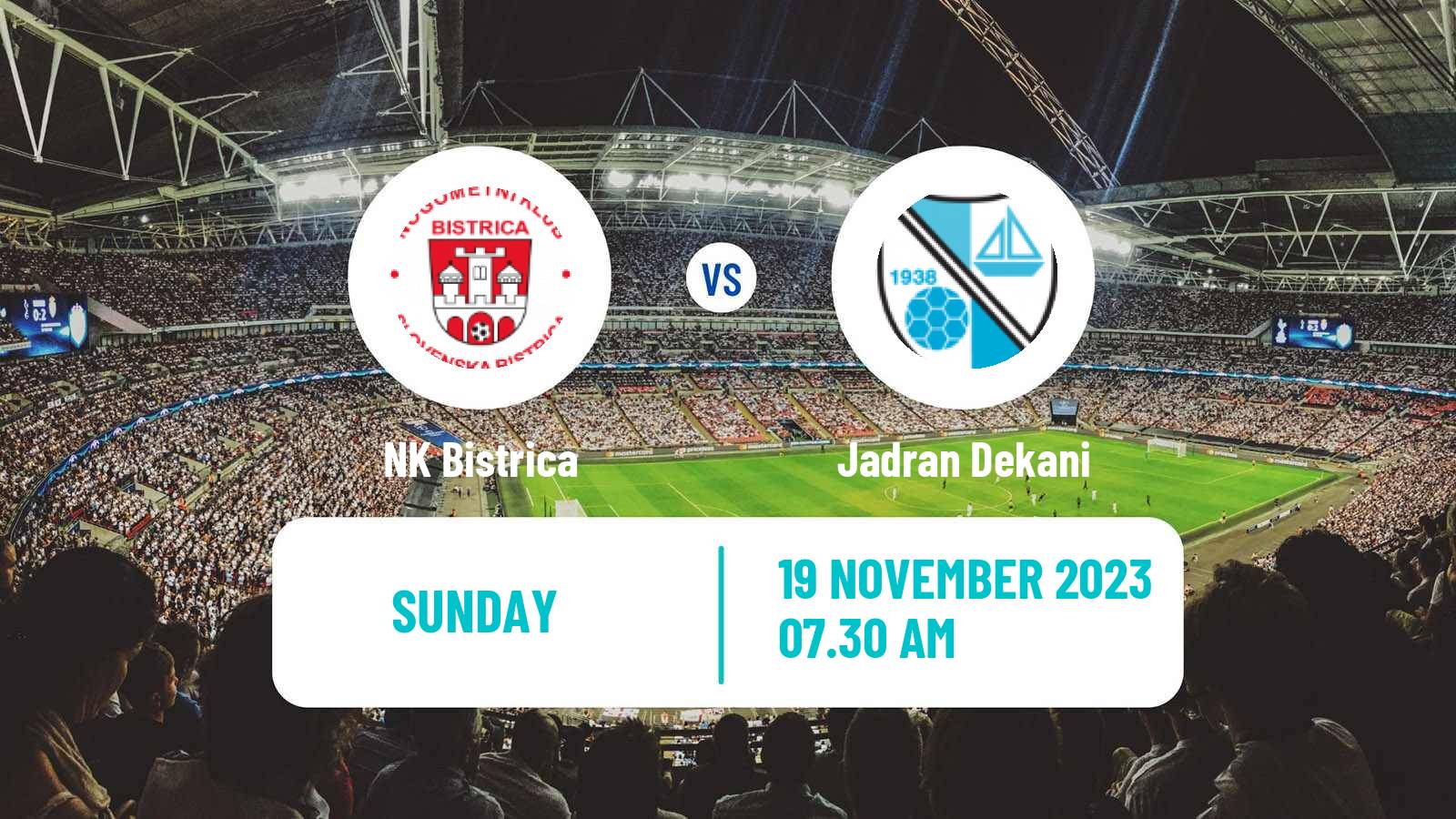 Soccer Slovenian 2 SNL Bistrica - Jadran Dekani