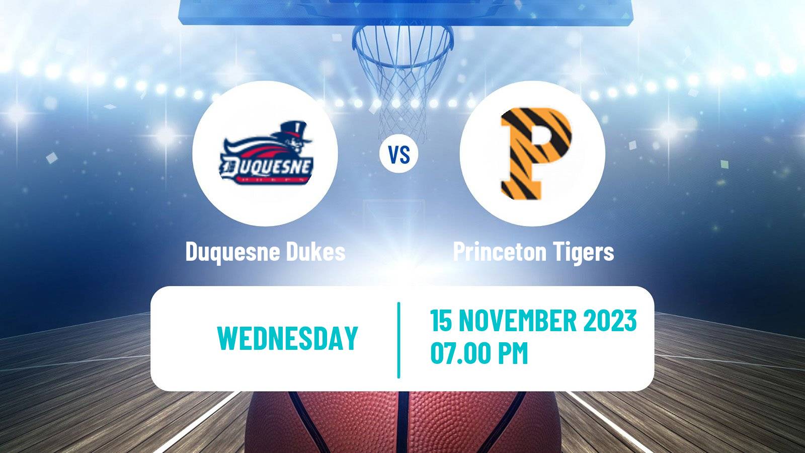 Basketball NCAA College Basketball Duquesne Dukes - Princeton Tigers