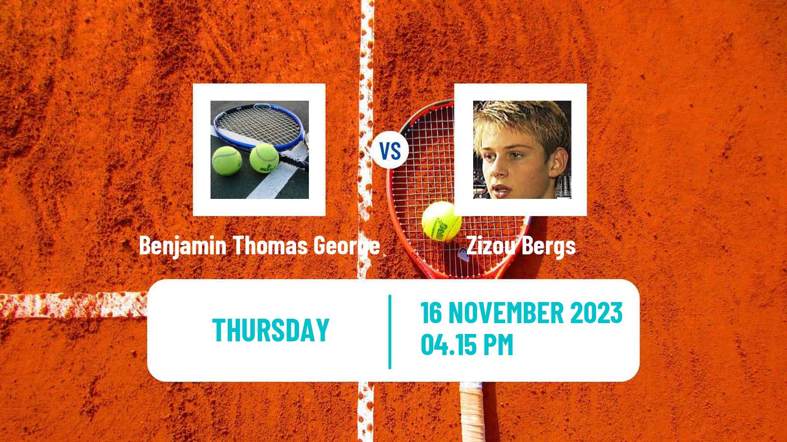 Tennis Drummondville Challenger Men Benjamin Thomas George - Zizou Bergs