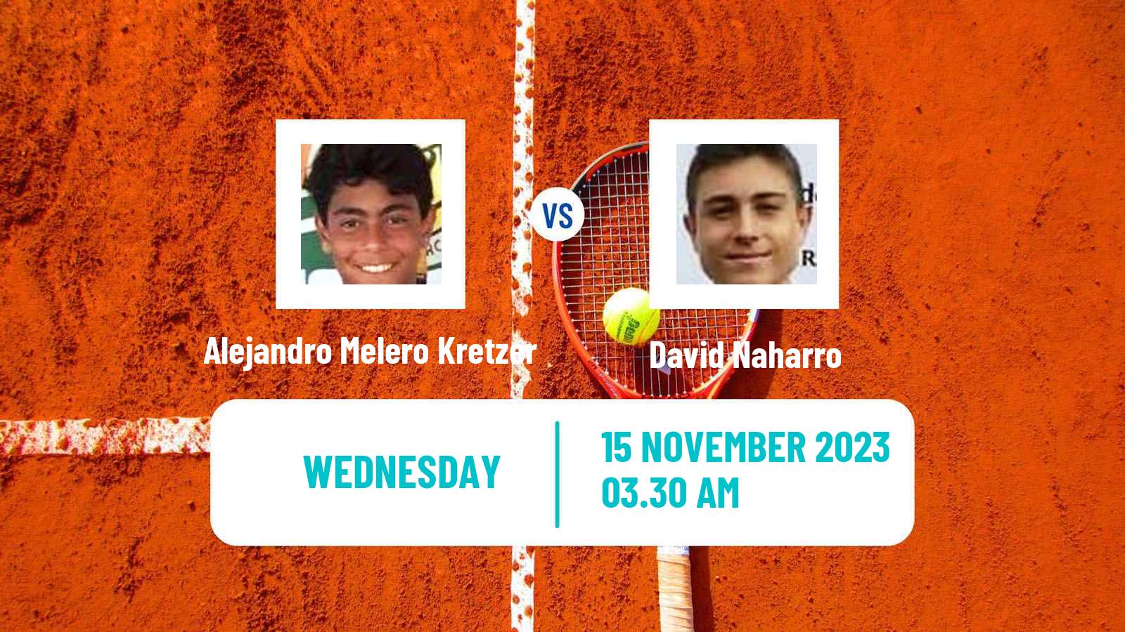 Tennis ITF M15 Valencia Men Alejandro Melero Kretzer - David Naharro