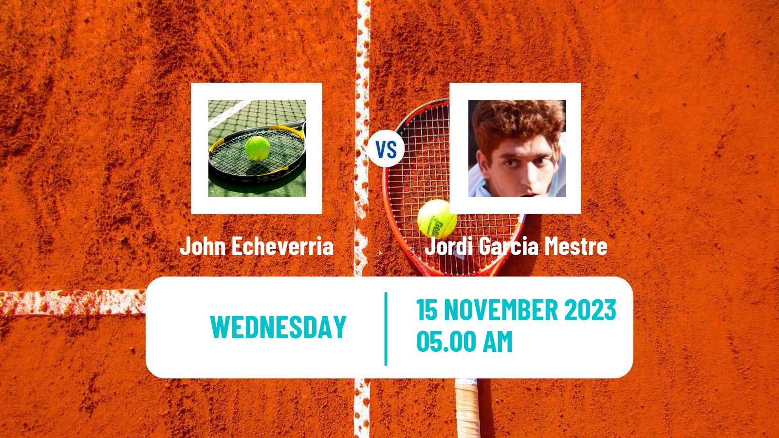 Tennis ITF M15 Valencia Men John Echeverria - Jordi Garcia Mestre