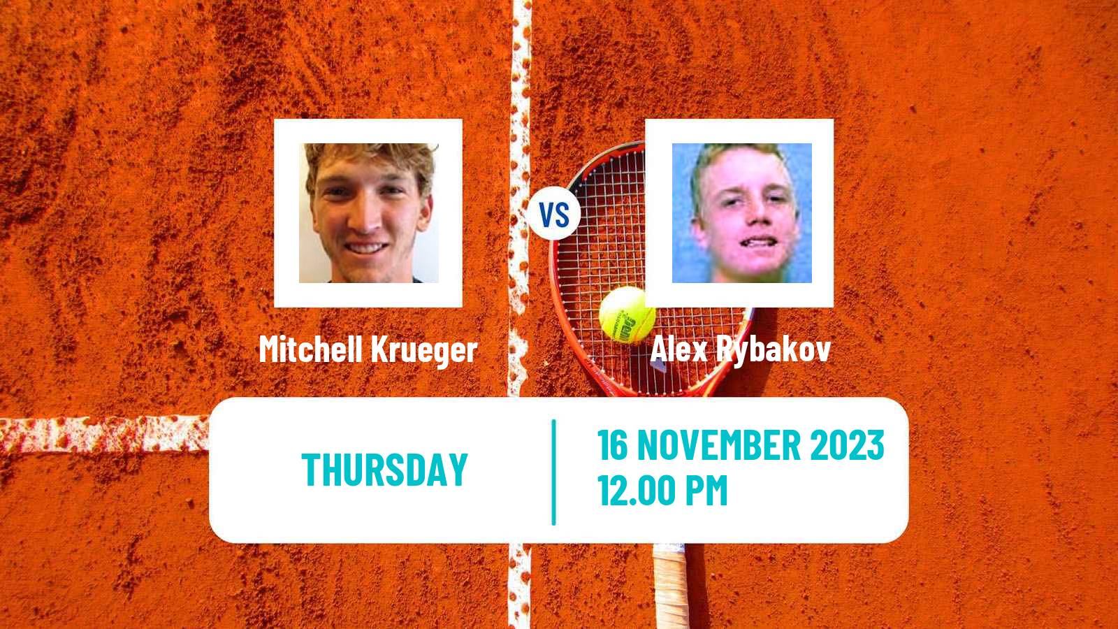 Tennis Champaign Challenger Men Mitchell Krueger - Alex Rybakov