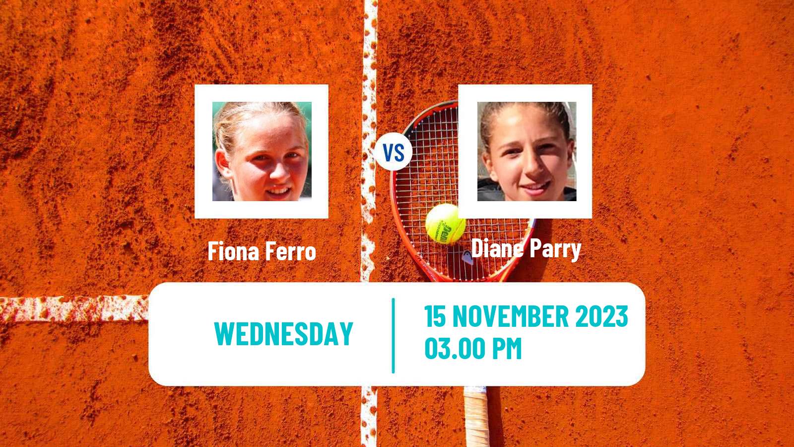 Tennis Colina Challenger Women Fiona Ferro - Diane Parry