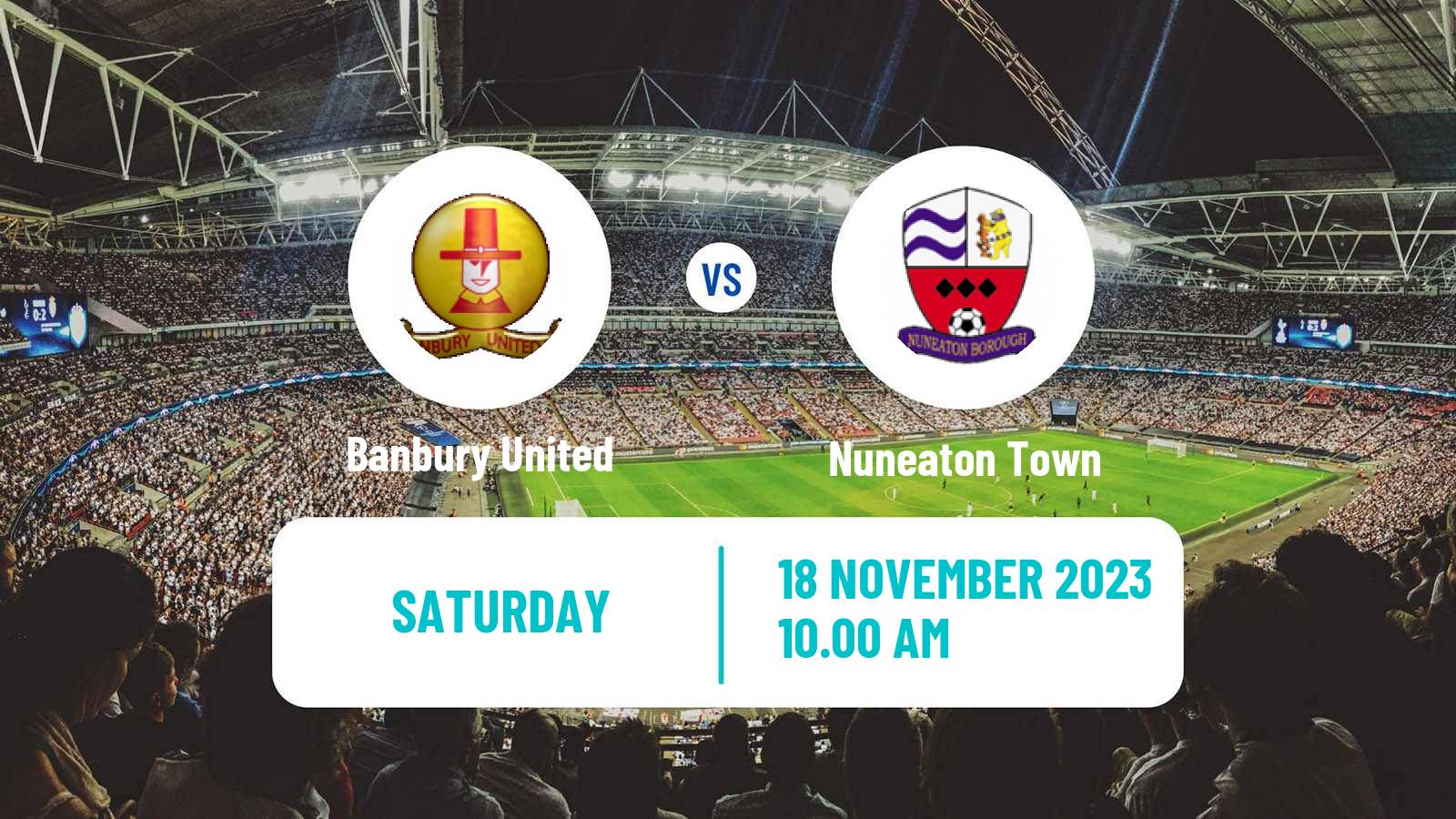 Soccer English FA Trophy Banbury United - Nuneaton Town