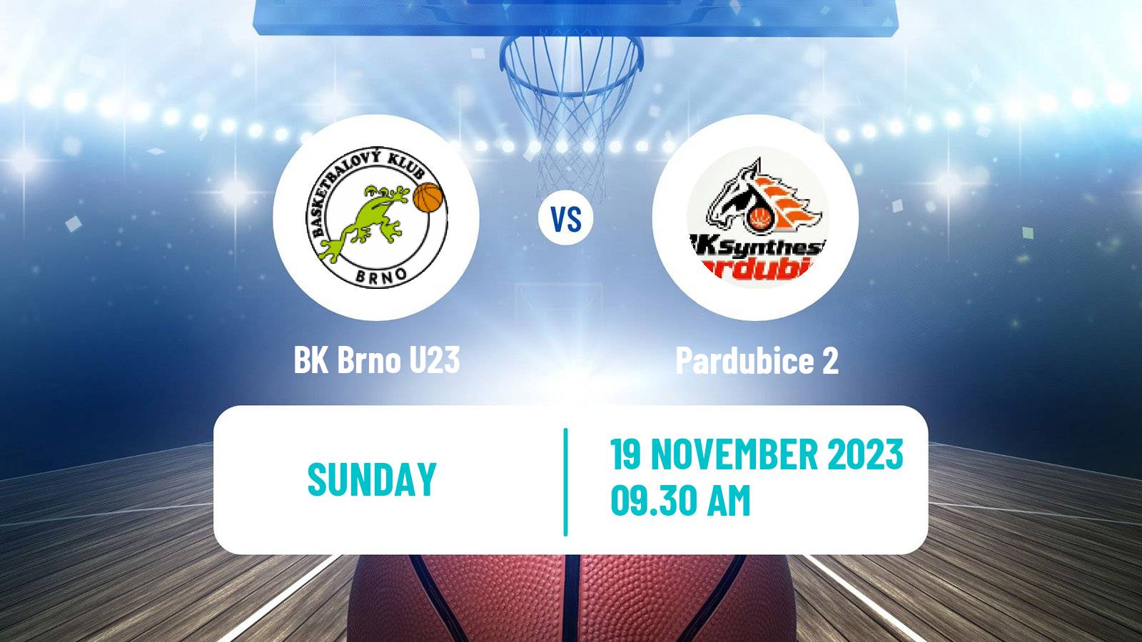 Basketball Czech 1 Liga Basketball Brno U23 - Pardubice 2