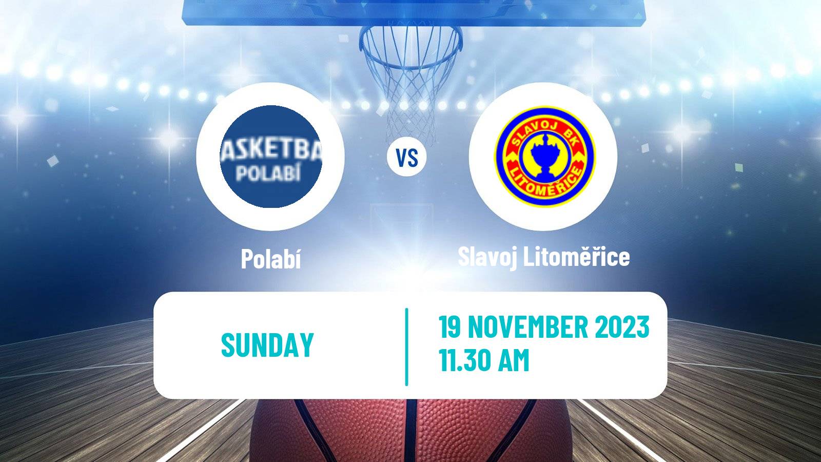 Basketball Czech 1 Liga Basketball Polabí - Slavoj Litoměřice