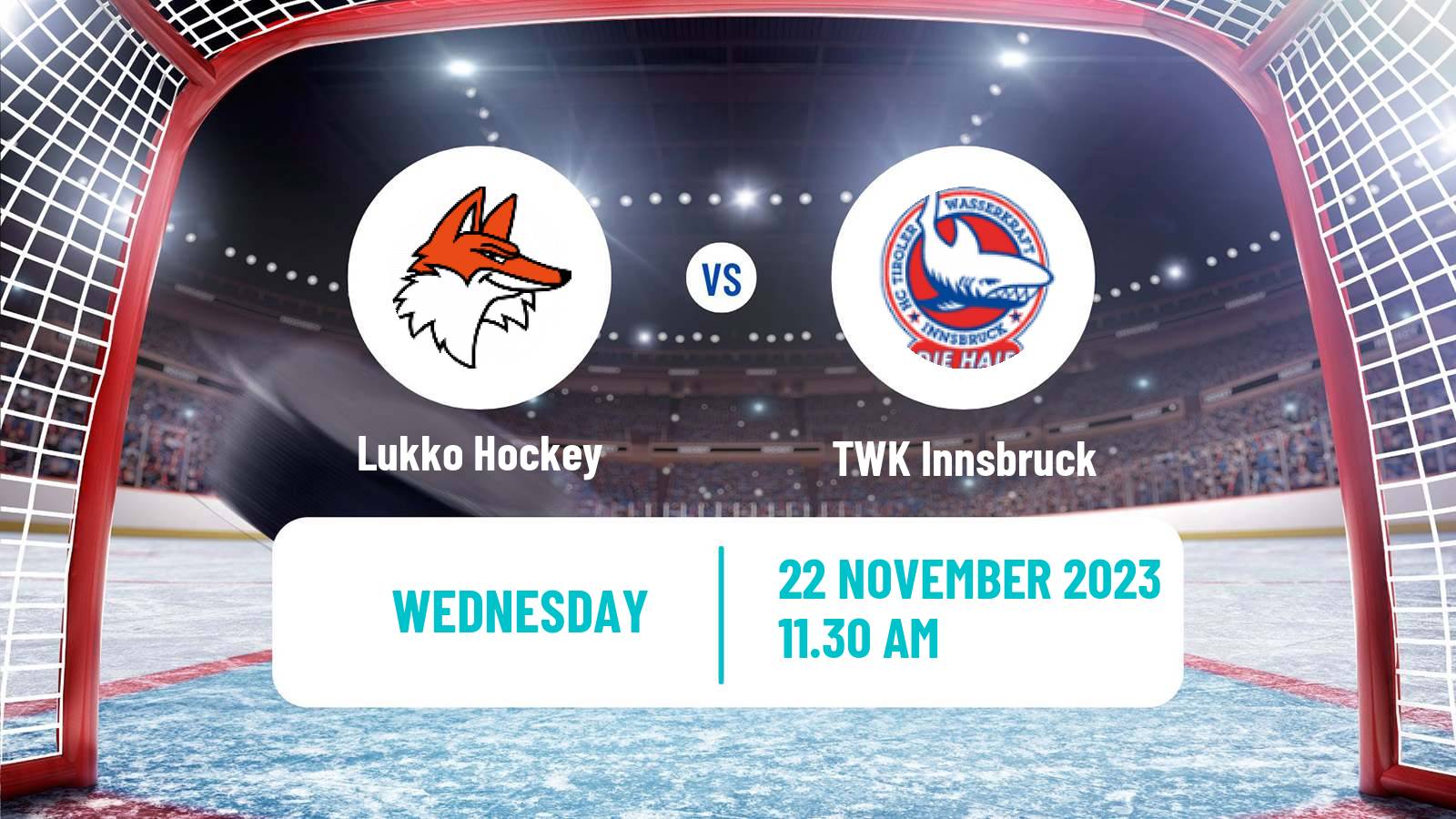 Hockey Champions League Ice Hockey Lukko - TWK Innsbruck