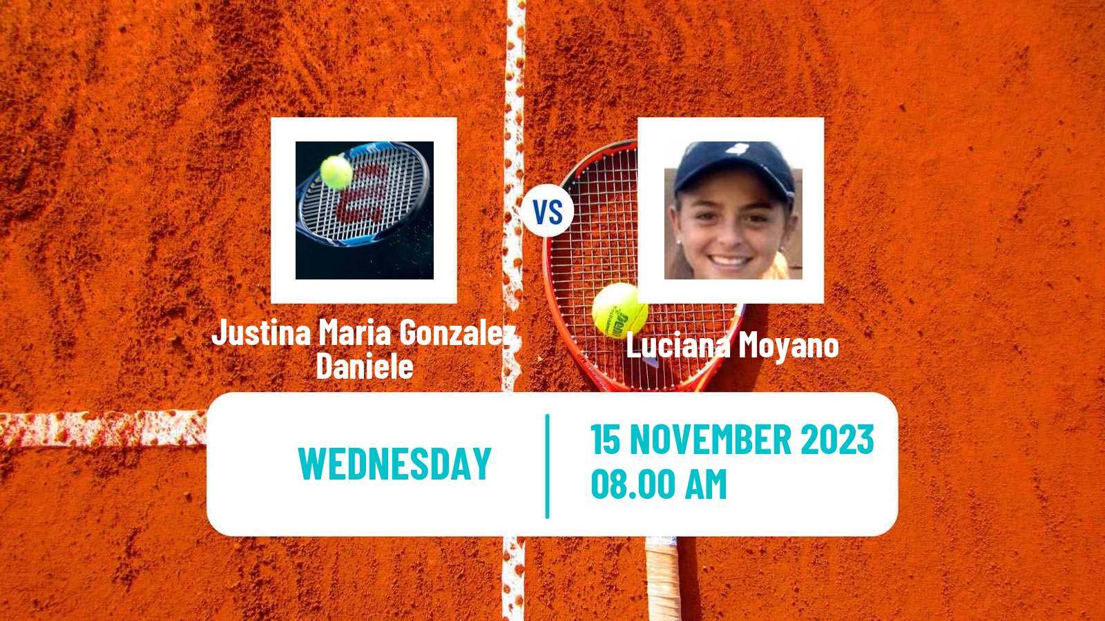 Tennis ITF W15 Buenos Aires 2 Women Justina Maria Gonzalez Daniele - Luciana Moyano