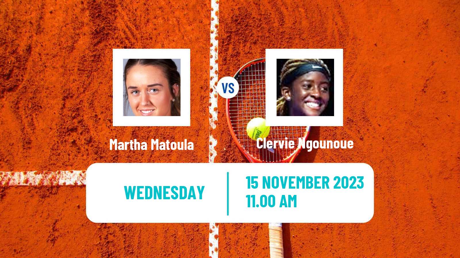 Tennis ITF W25 Austin Tx Women Martha Matoula - Clervie Ngounoue