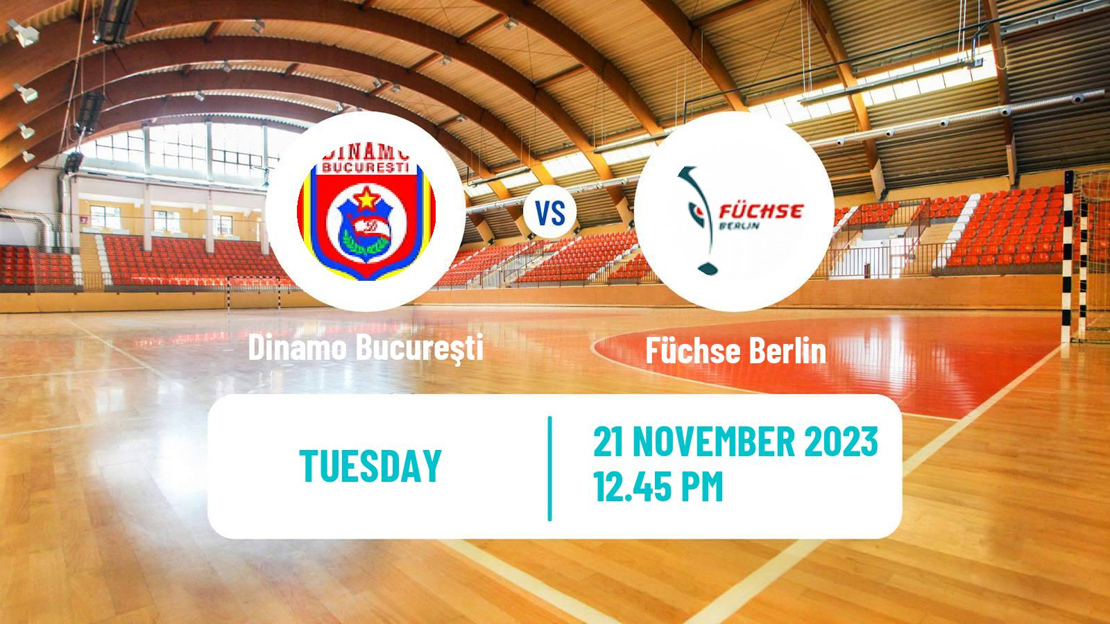 Handball EHF European League Dinamo Bucureşti - Füchse Berlin