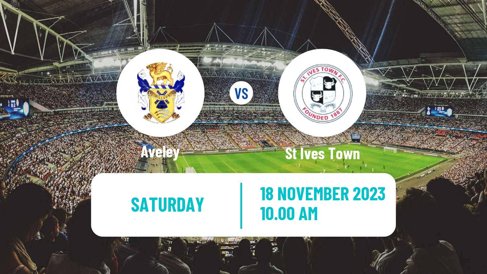 Soccer English FA Trophy Aveley - St Ives Town