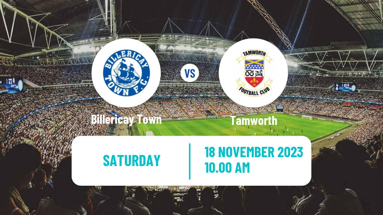 Soccer English FA Trophy Billericay Town - Tamworth