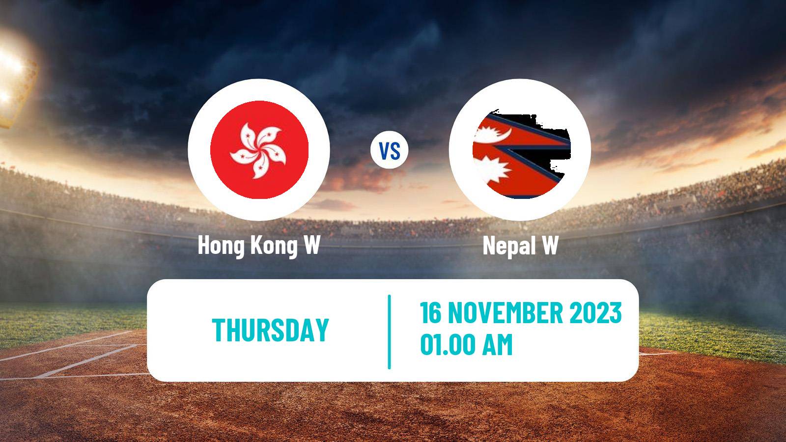 Cricket Quadrangular Series Cricket Women Hong Kong W - Nepal W