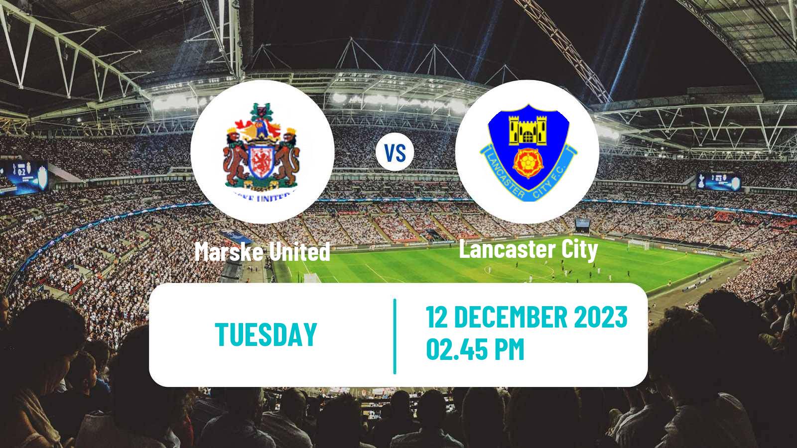 Soccer English NPL Premier Division Marske United - Lancaster City